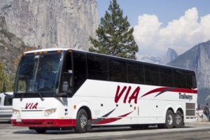 Via Adventures luxury coach bus