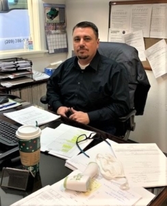 Fleet Maintenance Manager, Brannigan Higgins.